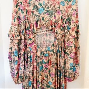 Spell | Dresses | Spell Sayulita Frill Gown Nwt | Poshmark